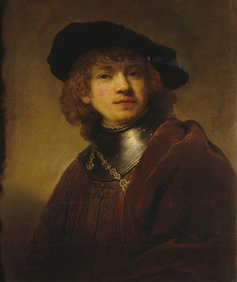 Rembrandt fiatalkori önarcképe