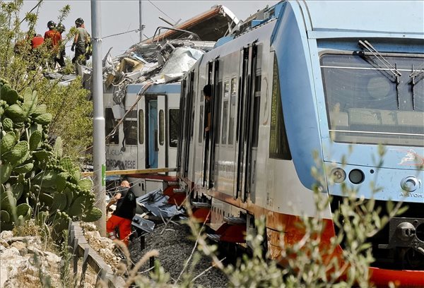 Megvan, mi okozhatta az olaszországi vonatbalesetet