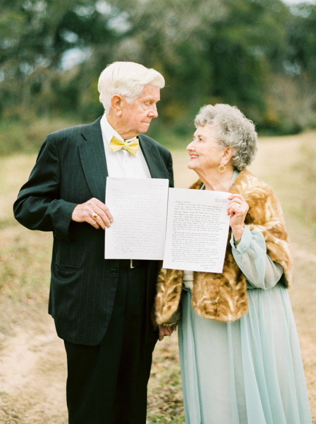 Hiperromantikus fotósorozattal ünnepelte 63. házassági évfordulóját az idős házaspár 