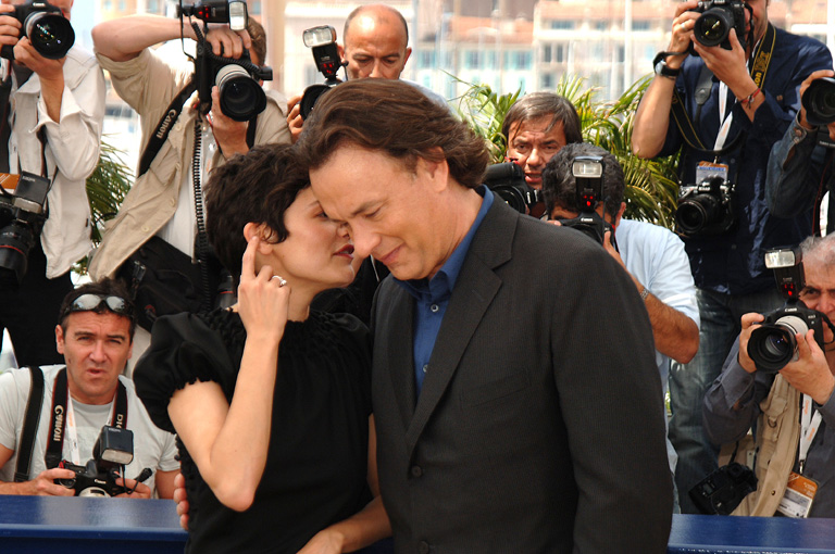 Audrey Tautou és Tom Hanks