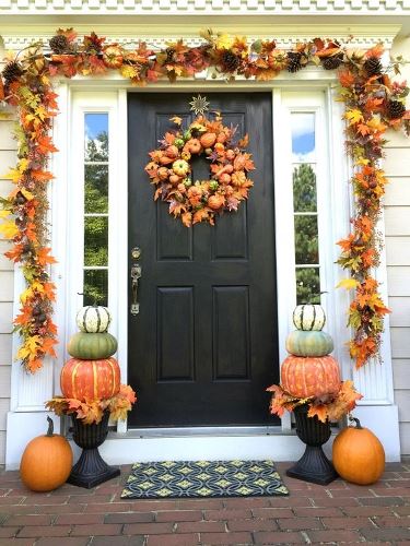 10 szuper őszi ajtódekorációs ötlet