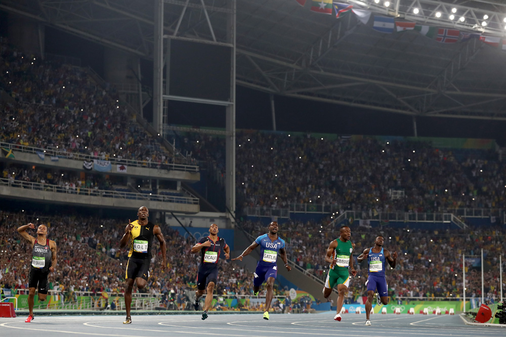 Ami igazán dühítő lehet, az Usain Bolt lesajnáló mosolya 100 méteren