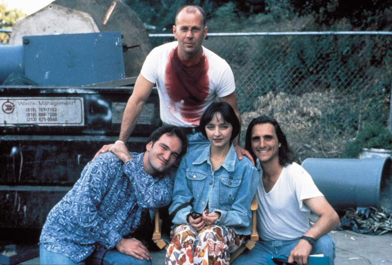 Bruce Willis, Quentin Tarantino és Maria de Medeiros