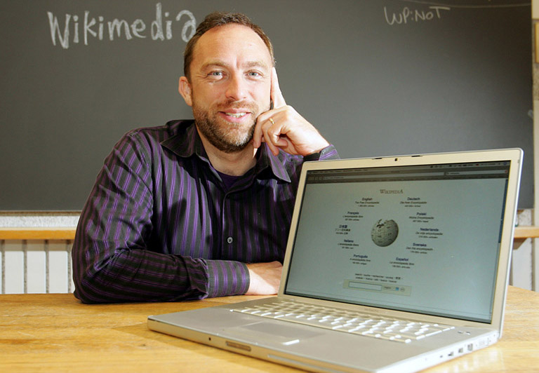 Jimmy Wales, a Wikipedia alapítója