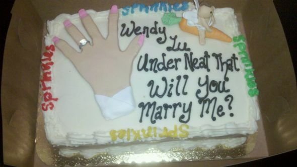 Rettenes esküvői torták, amiken csak nevetni lehet