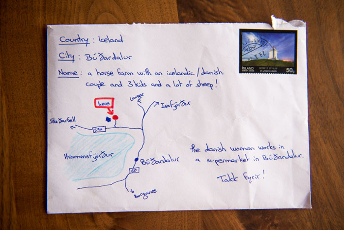 Nem tudta a címet az izlandi turista, mégis célba ért a levele