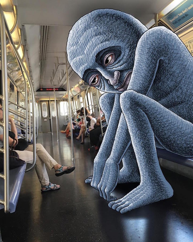 Szörnyek lepték el a New York-i metrót és beleisznak a kávédba