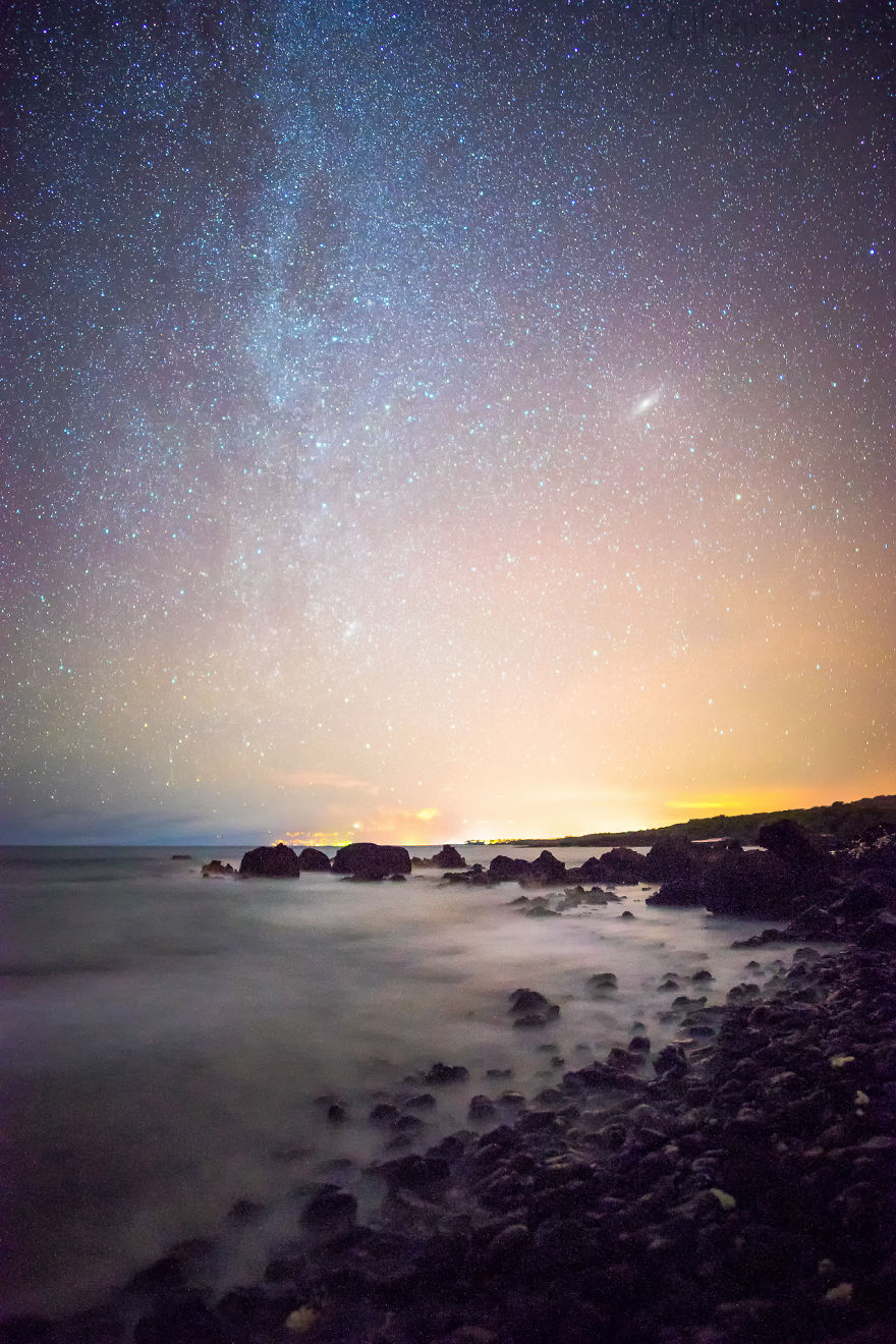 Gyönyörködj te is a Hawaii fölötti csillagos égboltban - káprázatos fotók a Tejútrendszerről