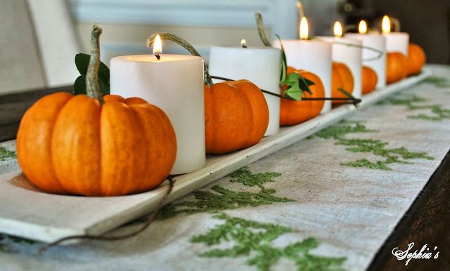 Ha szeretnél egy igazi őszi dekorációt az asztalra, akkor ezt dísztökből is elkészítheted.