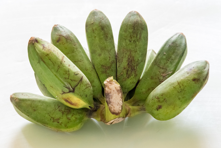 A Burro fajtájú banán például így néz ki