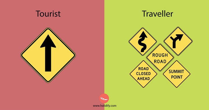 Ezek a különbségek turista és utazó között