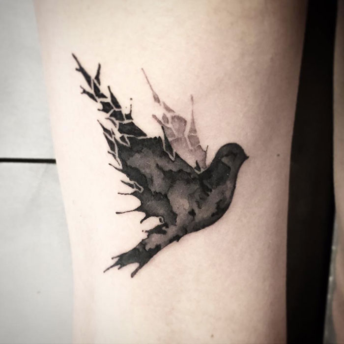 Ezek a leggyönyörűbb madaras tetoválások - fotók