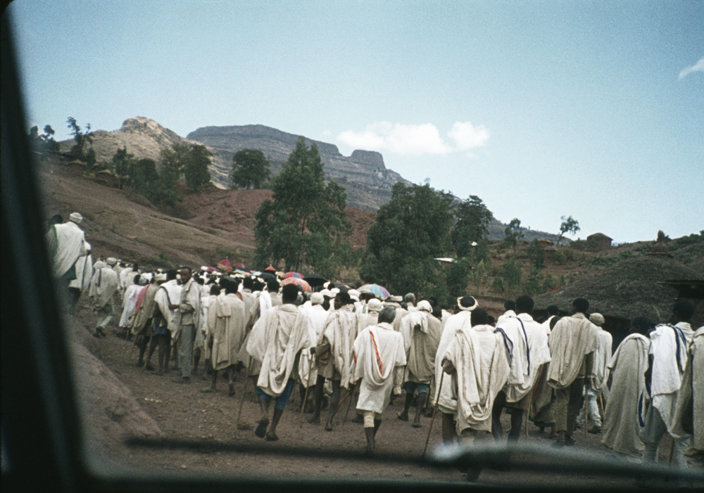Egy etióp főpap temetése Lalibela faluban (Fotó: Getty Images/Frances M. Ginter)