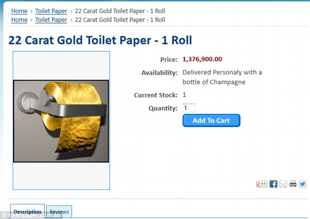 Berki arany WC-papírján te már ne dúld fel magad