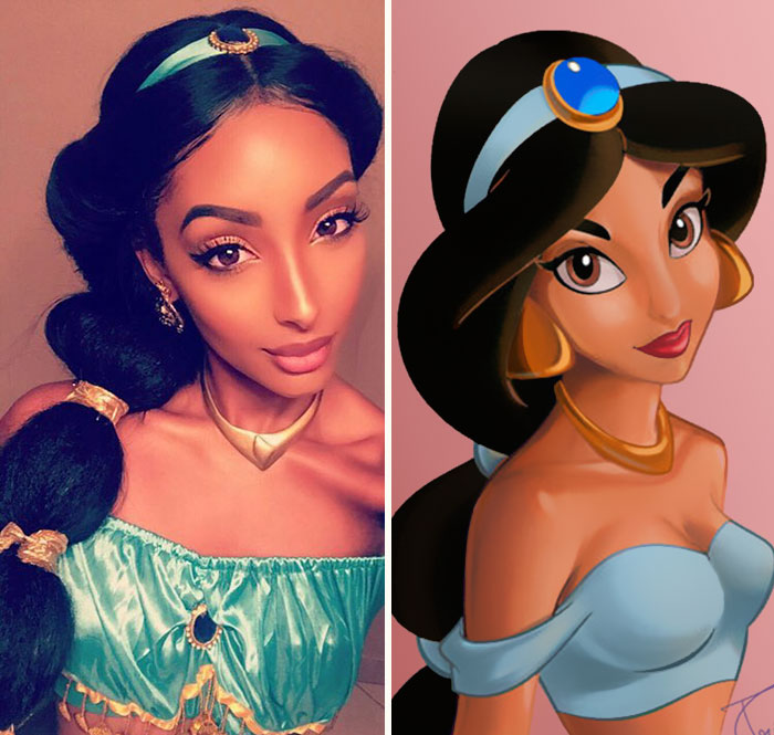 Ez a nő az Aladdin élő Jázmin hercegnője!