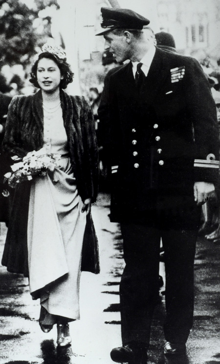 Erzsébet hercegnő és Fülöp herceg (1946)