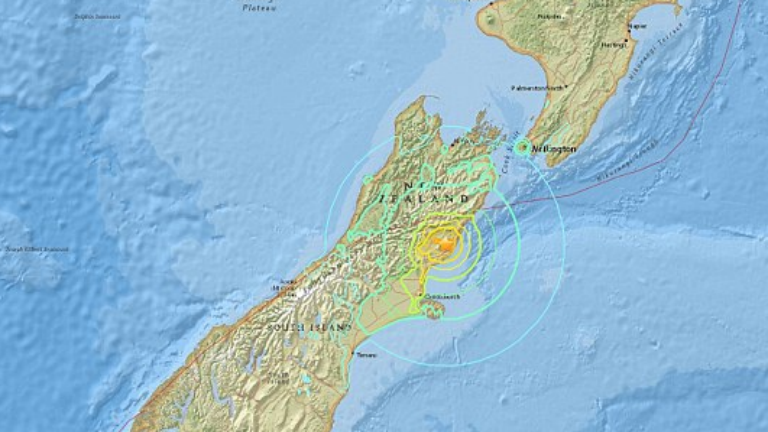 7.4-es erősségű földrengés volt Új-Zélandon