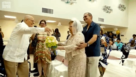 A hónap szerelmespárja a 80 éves menyasszony, és 95 éves vőlegénye