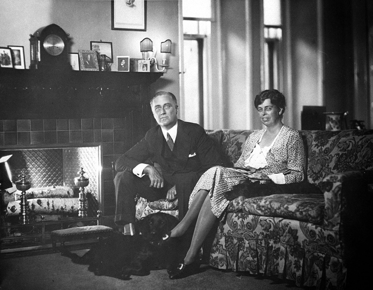 Franklin és felesége Eleanor Roosevelt