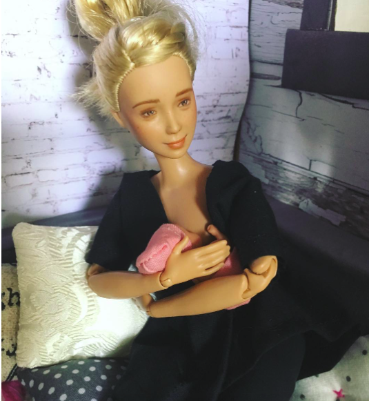 Szoptatós Barbie-val harcolnak a megbélyegzés ellen