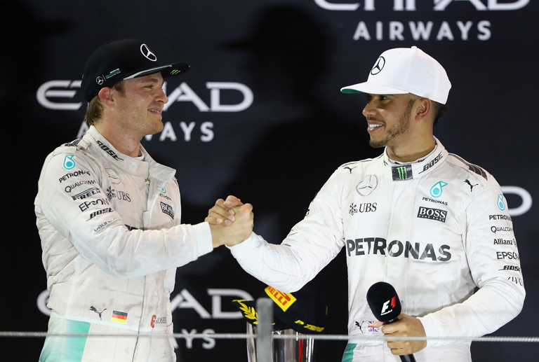Nico Rosberg és Lewis Hamilton gyerekkori barátokból lettek csapaton belüli riválisok