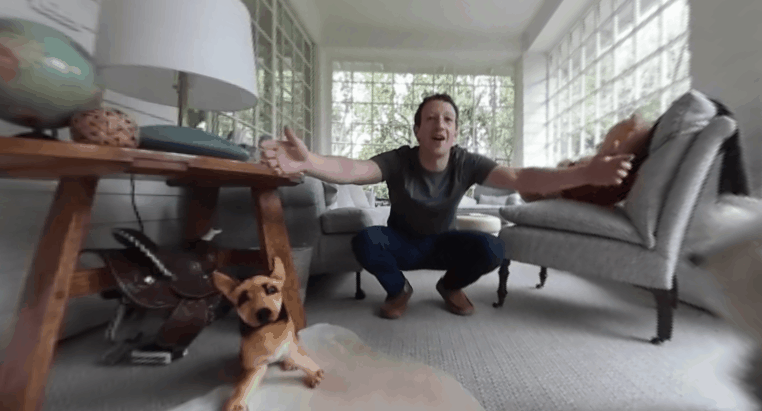 Mark Zuckerberg a lányát videózta, a kutya beletrollkodott