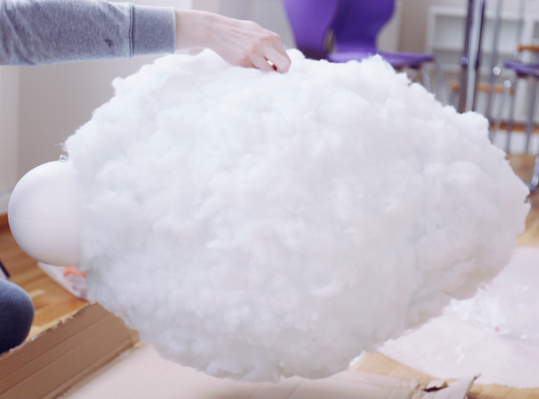 Így készül a DIY lebegő felhőlámpa