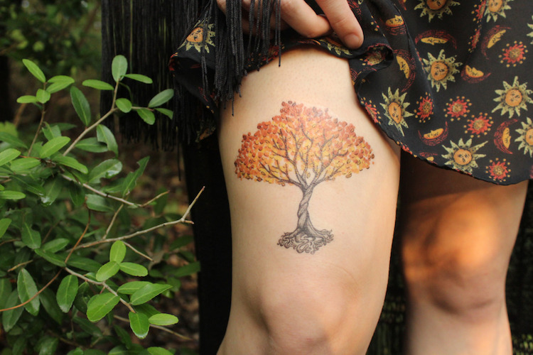Csodaszép lemosható tetoválások a természet szerelmeseinek