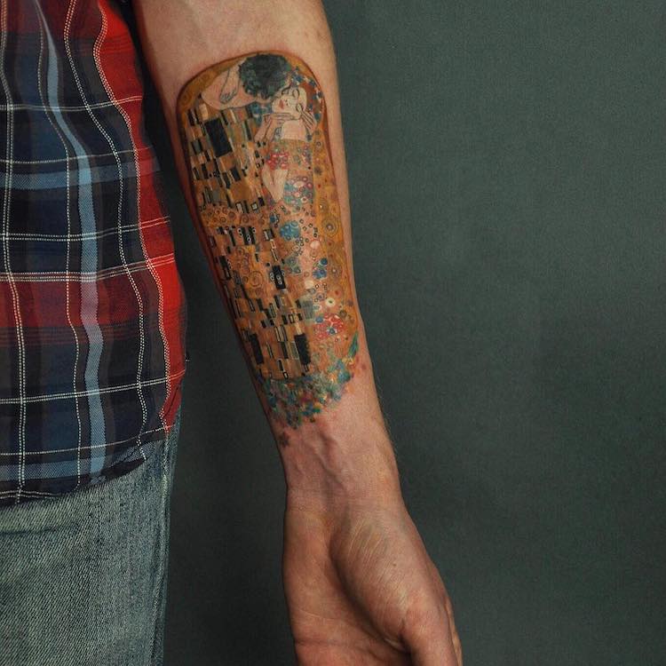 12 csodás tetoválás, amit a képzőművészet inspirált