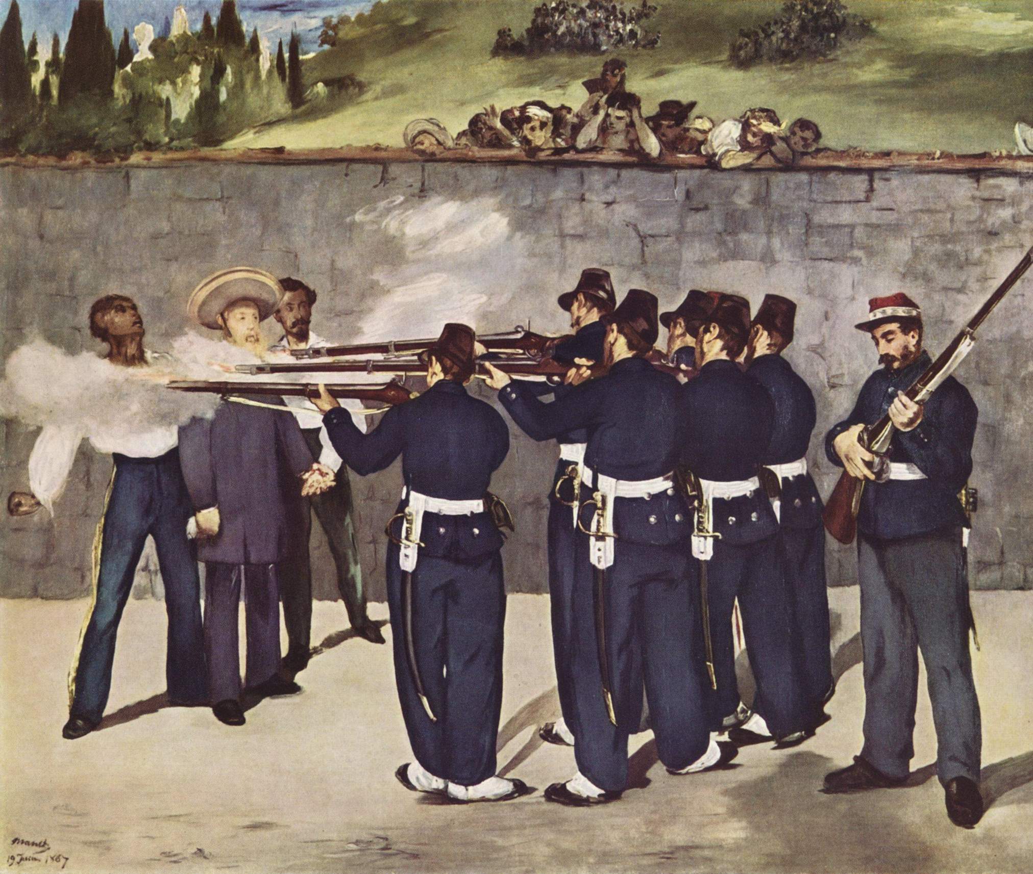 Édouard Manet's Execution of Emperor Maximilian (1868–1869)