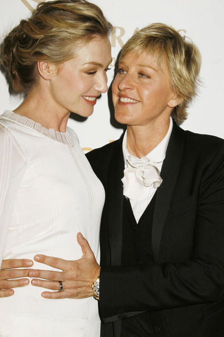 Portia de Rossi és Ellen DeGeneres (Fotó: Profimedia)