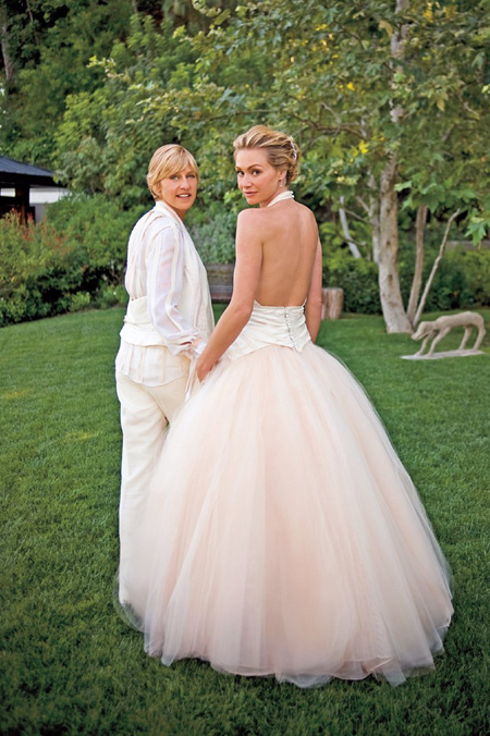 Ellen és Portia esküvője (Fotó: Profimedia)