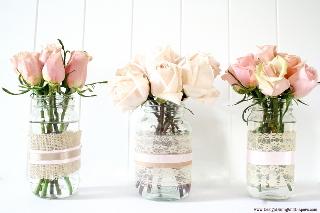 DIY: Várd a tavaszt csodaszép befőttes üvegekből készült vázákkal!