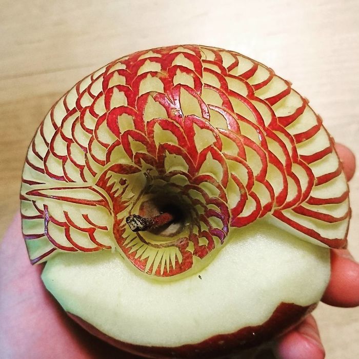 Ételekből készíti elképesztő faragványait egy japán művész
