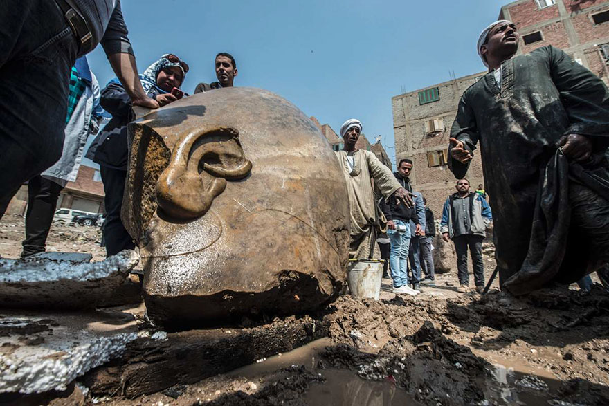 3000 éves Ramszesz-szobrot találtak Kairóban