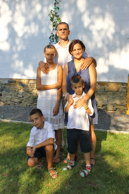Gábor és családja