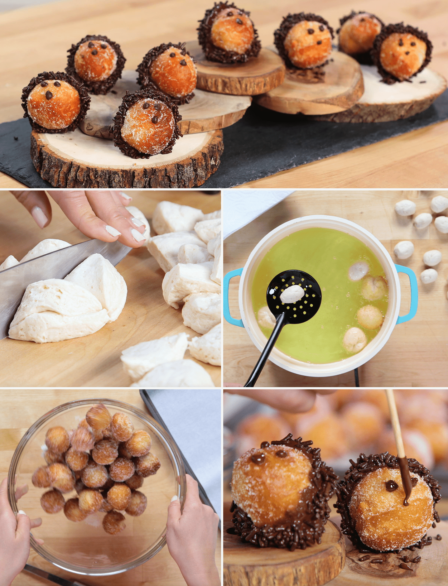 Készíts te is ennivalóan cuki sünis fánkokat!