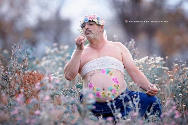 Ez az apa elkészítette az év legviccesebb terhesfotóit