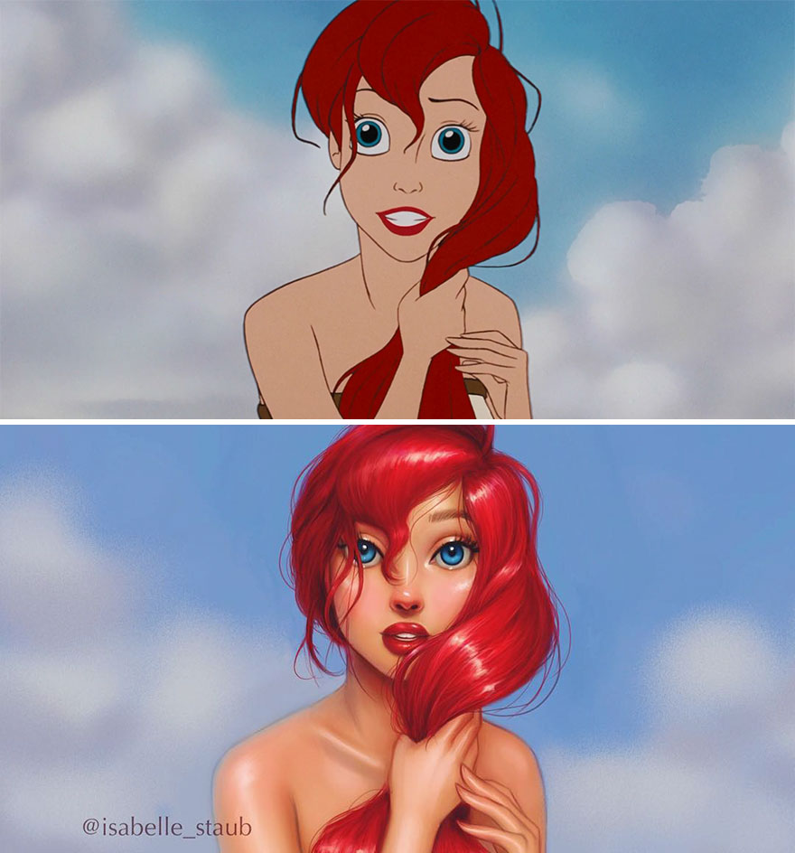 Ilyenek lennének a Disney-hercegnők realisztikusabb külsővel