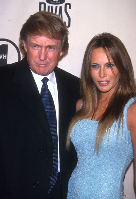 Donald Trump és Melania Trump egy New York-i rendezvényen 1999-ben (Fotó: Getty Images)