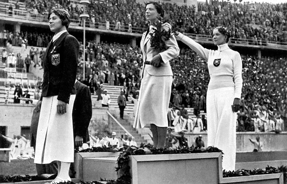 Az 1936. évi berlini olimpia női párbajtőr versenyének győztesei