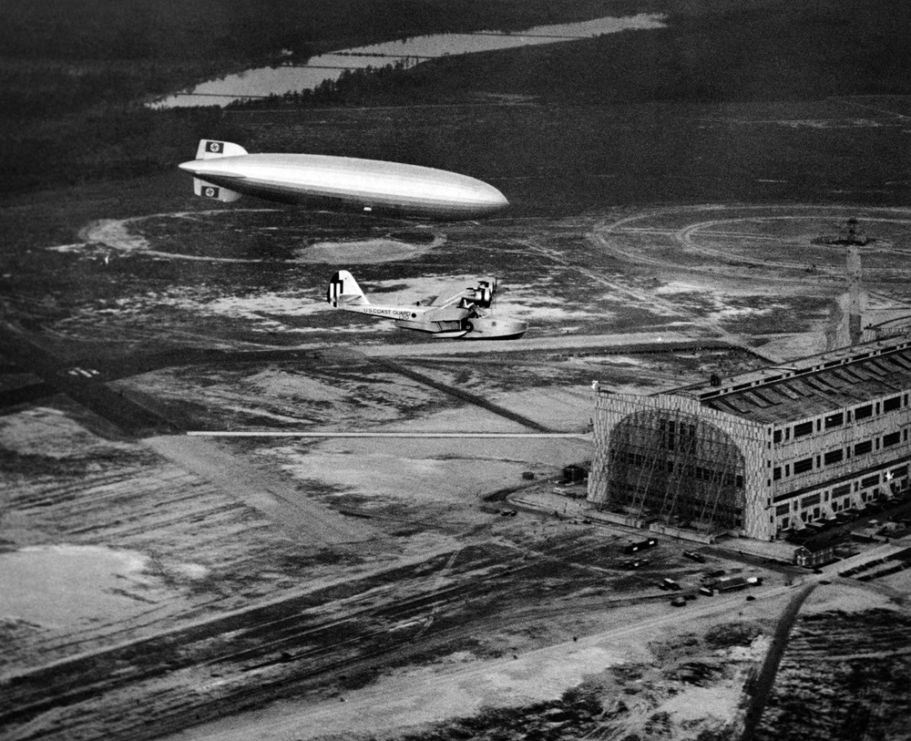 Ritkán látott fotók a 80 éve történt Hindenburg-léghajó katasztrófáról
