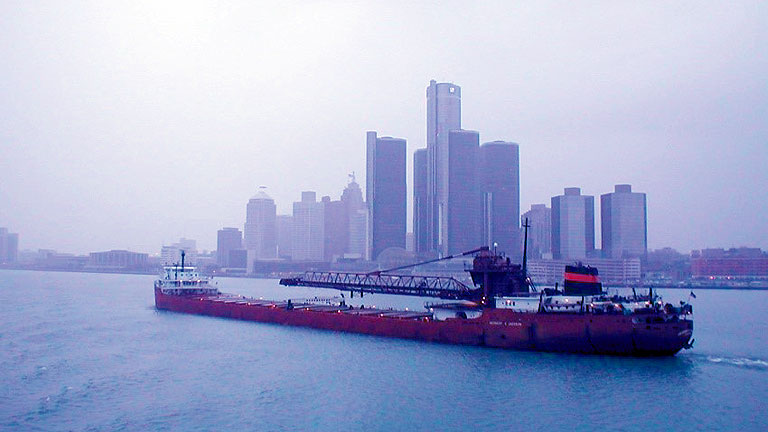 Detroit kikötőjében (Fotó: Simon Csaba)