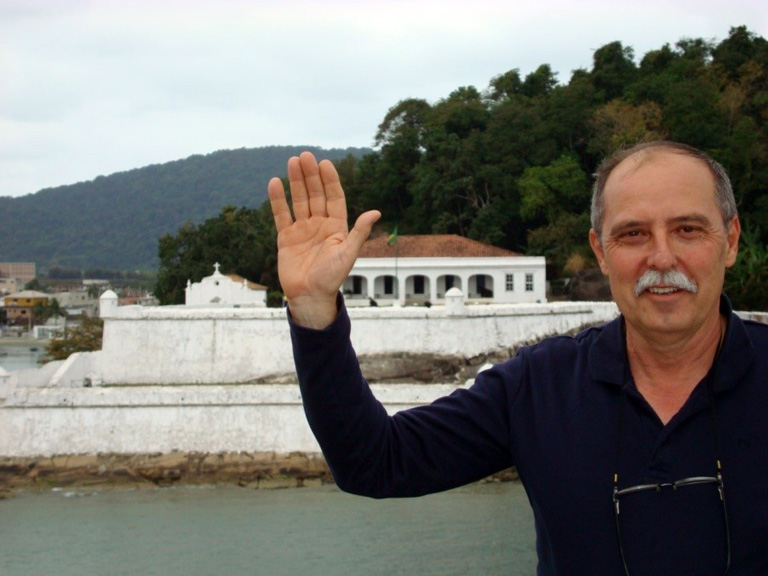 Simon Csaba a brazíliai Santosban (Fotó: Simon Csaba)