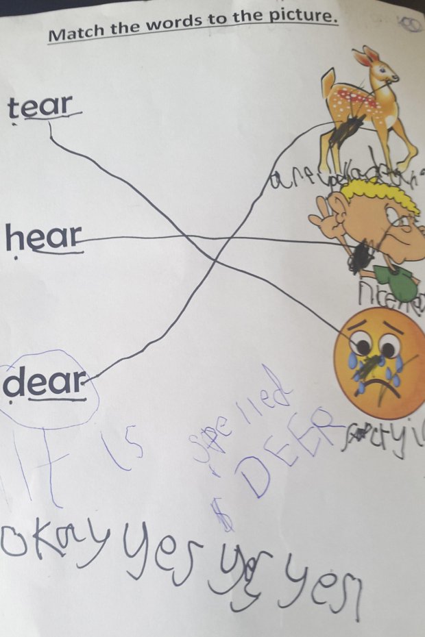 Ötéves kislány javította ki a tanár helyesírási hibáit