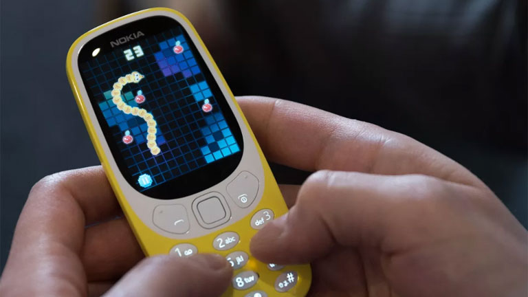 Ezért kár volt: így néz ki a Snake játék az új Nokia 3310 színes kijelzőjén (Fotó: Tumblr)