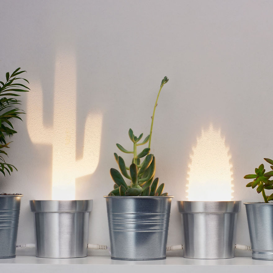 Kaktusz alakban világítanak ezek a menő lámpák