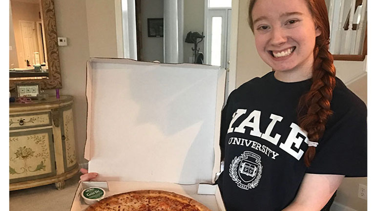 Pizzáról írt esszével vették fel a Yale-re a fiatal lányt
