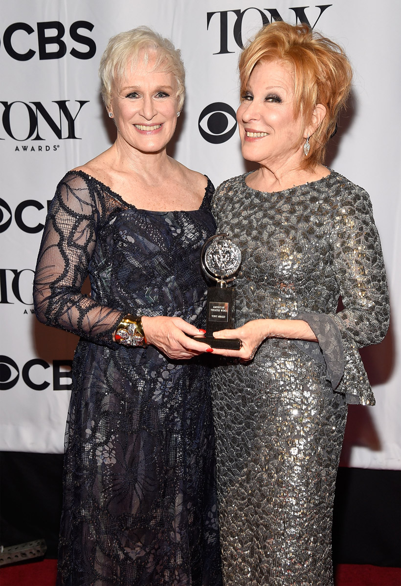 Glenn Close és Bette Midler -  a Tony Awardson