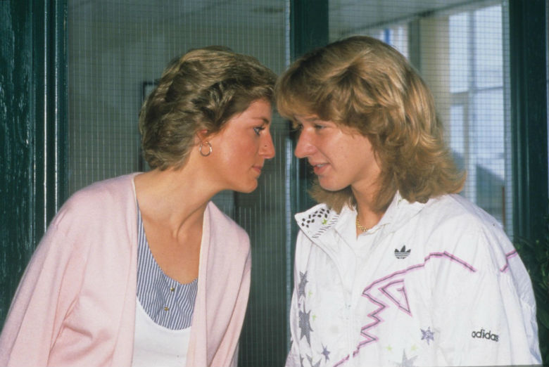 Steffi Graf és Diana hercegnő